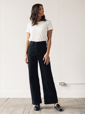 ICONIC Jesse Kamm Black Sailor Pants